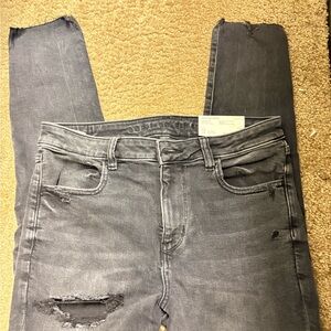 American Eagle Outfitters Charcoal Skinny Jeans